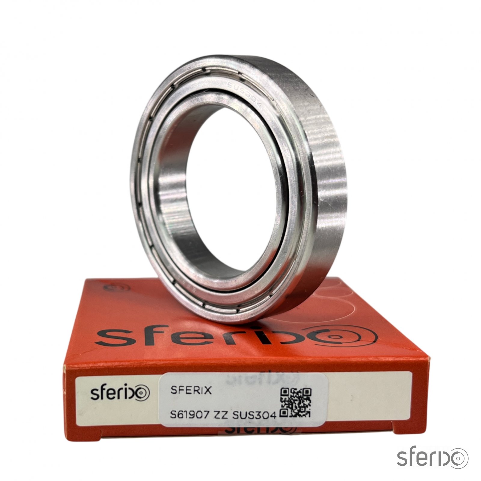 Радиальный однорядный подшипник S61908 ZZ SUS304 SFERIX - Сферикс - фото -  3